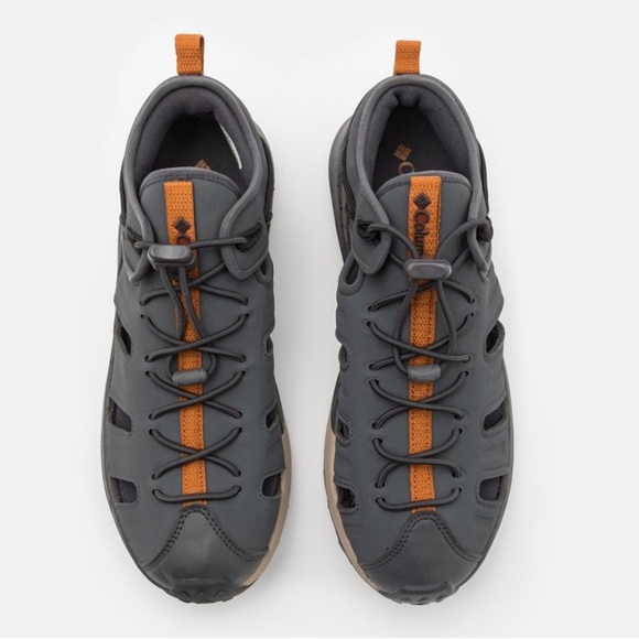 Columbia Trailstorm H20 Shoes Dark Grey Orange - Picture 4 of 7